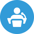 Speech presentation symbol